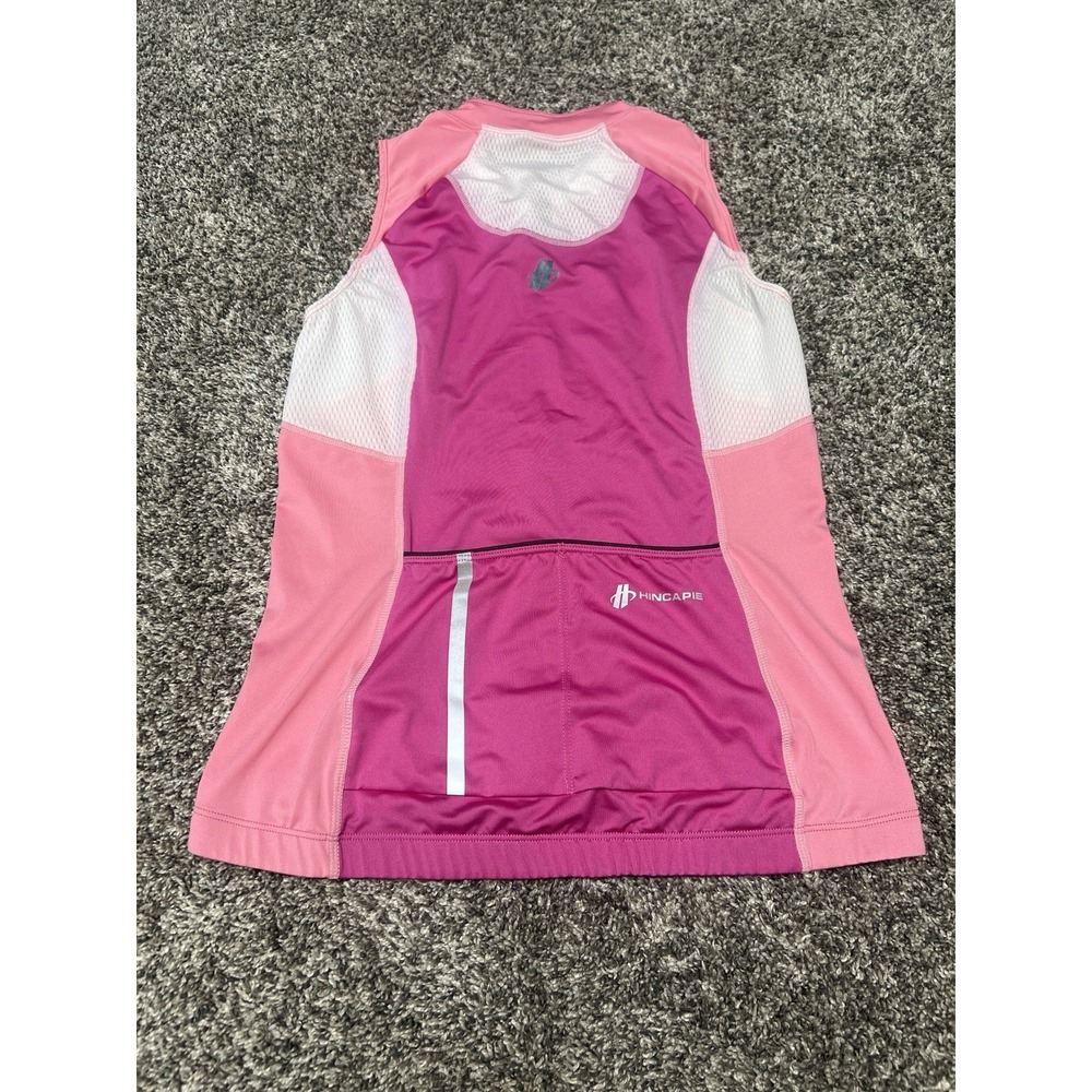 Hincapie Women's M Cycling Vest Full Zip Sleeveless Breathable Back Pockets - Picture 4 of 7